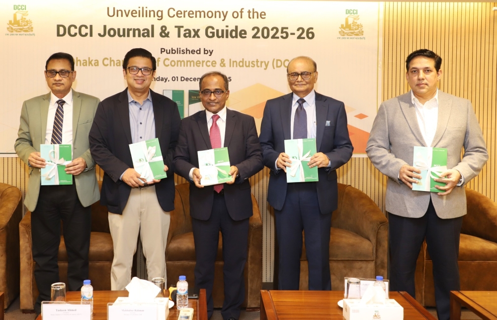Dhaka Chamber unveils DCCI Journal and Tax Guide
