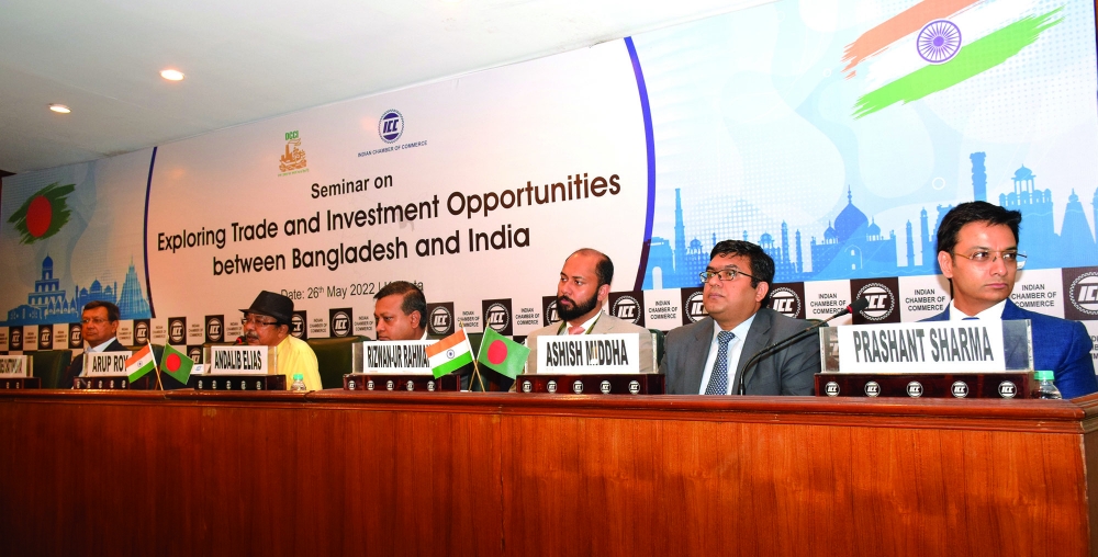 Interactive business meeting and B2B held between visiting Dhaka Chamber delegation and Indian Chamber of Commerce